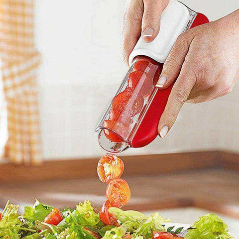 Image of Durable Safety Stainless Steel Blade Zipper Fruit Cutter