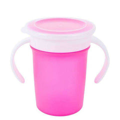 360 Degrees Can Be Rotated Baby Learning Drinking Cup with Double Handle