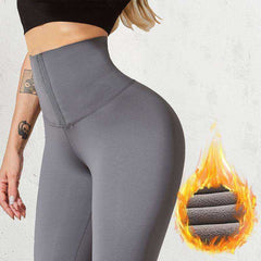 Women High Waist Sexy Push Up Fitness Sports Corset Slim Warm Legging