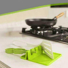 Silicone Utensil Rest Drip Pad Heat-Resistant Rack Shelf