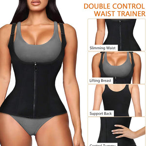 New Corset Zipper Vest Body Shaper For Women