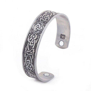 Aesthetic Viking Celtics Irish Trinity Knot Dragon Magnetic Health Bracelet