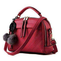 New Spring Inclined Leather Shoulder Bag