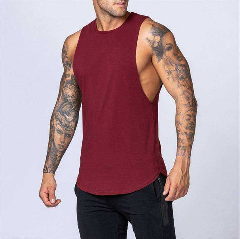 Image of Workout Mens Tank Top Vest Muscle Sleeveless Shirt Stringer Bodybuilding Singlets