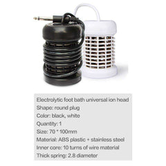 New Aqua Foot Spa Detox Machine Ion Heavy Metal Portable Bubble Cleanse Kit