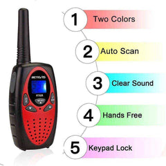 RT628 Mini Walkie Talkie Kids 2pcs PMR Handy Two Way Radio