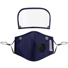 Adults Dustproof Protective Face Mask Eyes Shield With Filters