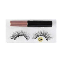 Magnetic Liquid Eyeliner 1 Pair Magnetic Eyelashes Makeup Tool Kit