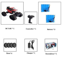 4WD Off Road Climbing Remote Radio Control Car 2.4Hz With Tracks