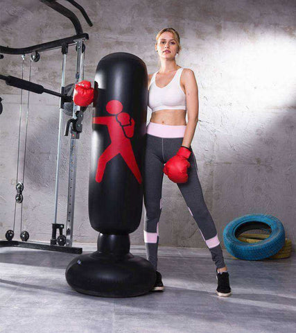 Image of New Inflatable Vertical  Boxing Punching Bag