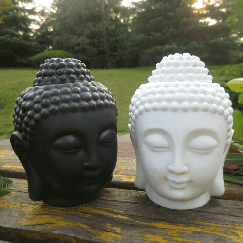 Ceramic Buddha Head Aroma Essential Oil Burner