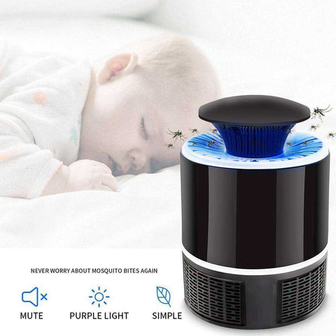 Aesthetic Usb Electric Mosquito Fly Killer Trap Indoor & Outdoor Lamp