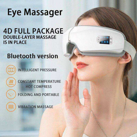 Image of 4D/3D Smart Airbag Vibration Hot Compress Bluetooth Eye Glasses