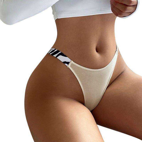 Image of 2021 Comfortable Low Waist Sports Panties Seamless Briefs Underwear For Women