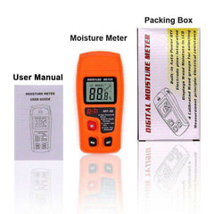 Two Pins Wood Moisture Meter Hygrometer Timber Damp Detector