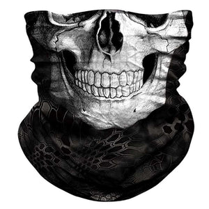 3d Seamless Neck Bandana Demon Vampire Skull Facemask
