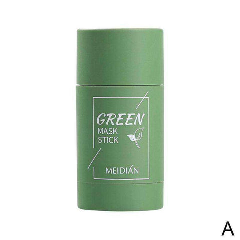 Green Tea Care Face Beauty Skin Cleansing Clay Stick Mask