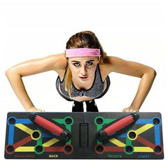 Multi-functional Push Up Rack Board 9 in 1 Body Building Fitness
