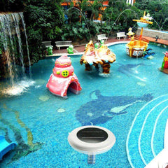 Solar Powered Copper Ion Swimming Pool Water Purifier Cleaner