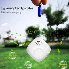 New Wearable Mini Portable Dual Air Purifiers Negative Ion Generator