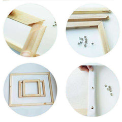 Modern Wall Art Painting  DIY Frame Coffee Biscuits Acrylic Canvas