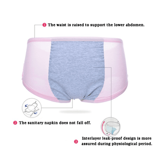 Female Leak Proof Menstrual Panties Physiological Pants