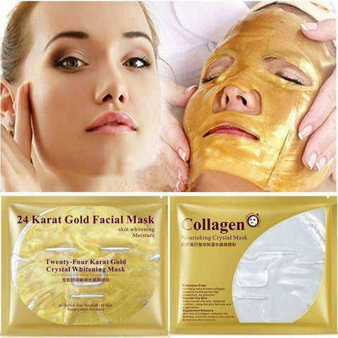 Image of 24K Gold Collagen Face Mask Moisturizing Anti-aging Skin Care