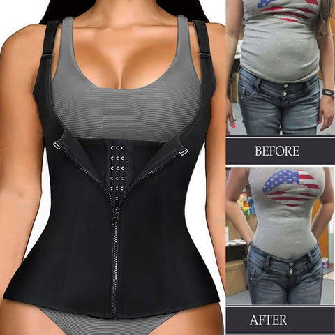 Image of New Corset Zipper Vest Body Shaper For Women