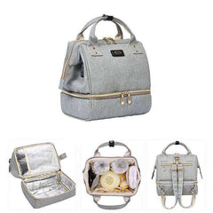 Small Mummy Maternity Baby Diaper Bag Backpack Stroller Organizer
