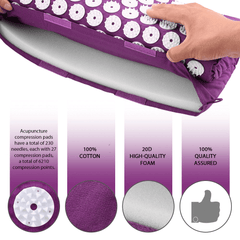 Acupressure Massage Back Body Pain Spike Yoga Mat