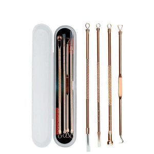 4pcs/set Blackhead Acne Pimple Extractor Vacuum