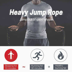 25mm Heavy Crossfit Weighted Battle Skipping Jump Ropes