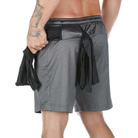 Image of Mens Gyms Fitness Loose Breathable Quick-dry Cool Short