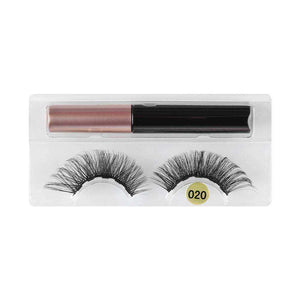 Magnetic Liquid Eyeliner 1 Pair Magnetic Eyelashes Makeup Tool Kit