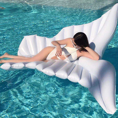 Image of Giant Angel Butterfly Wings Swimming Ring Inflatable Pool Floating Air Mattress