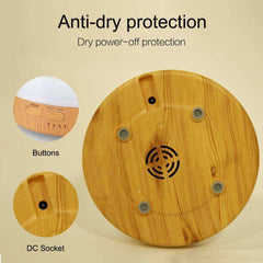 Aesthetic 7 Color LED Light Air Humidifier Cool Mist Aroma Oil Diffuser