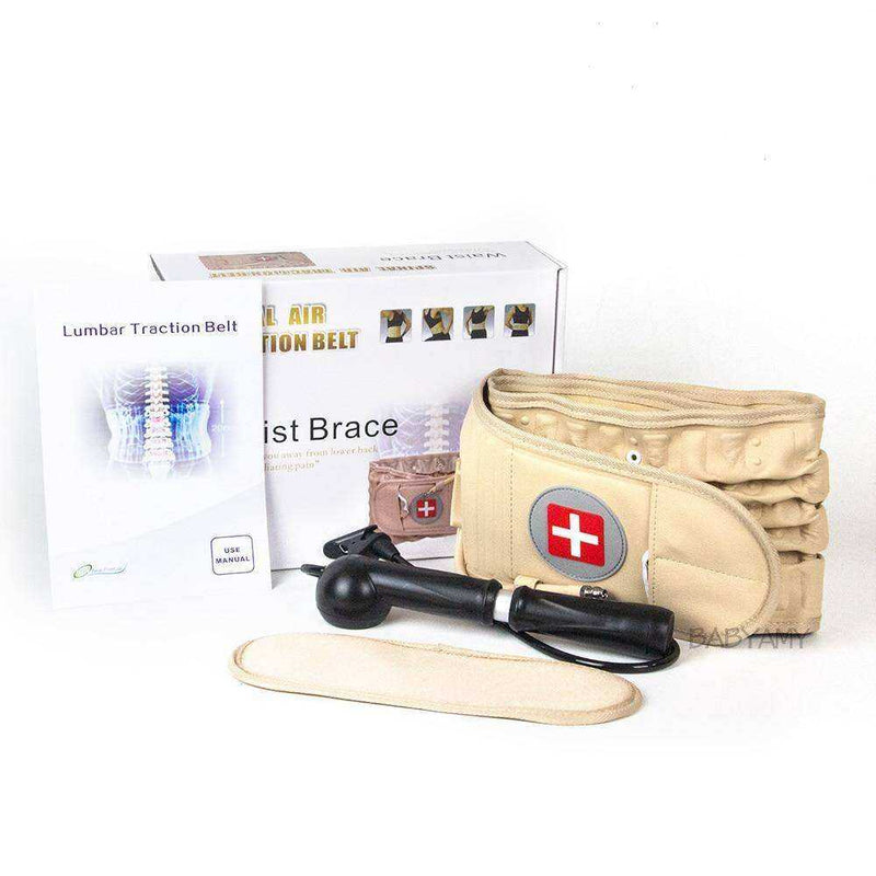 Lumbar Relief Spinal Decompression Adjustable Waist Belt Kit