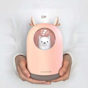 Animal Humidifier Rechargeable Night Light Lamp Aroma Diffuser Cool Mist Maker