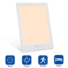 Stepless Dimming Sad Lamp Solar Light Touch Therapy