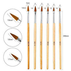 Aesthetic Nail Art Crystal Brush UV Gel Builder