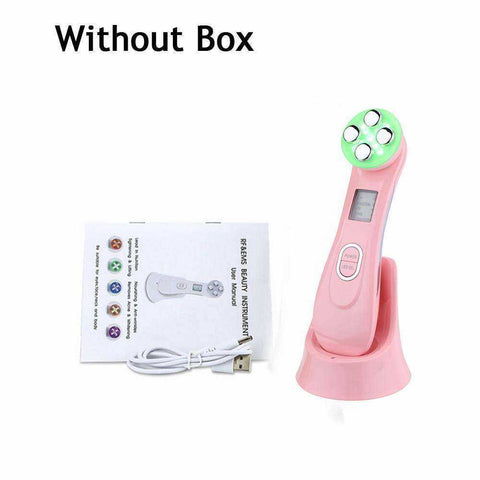 Image of Mesoterapia Facial 5 in 1 LED Light Therapy Anti-Aging Skin Rejuvenation