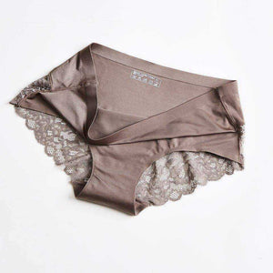 Women Lace Sexy Seamless Panties Nylon Silk Lingerie Underwear