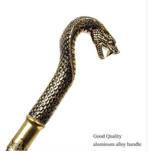 Cobra Head Luxury Walking Stick Vintage Hand Canes