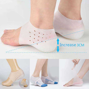 Unisex Solid Silicone Hard-Wearing Insoles