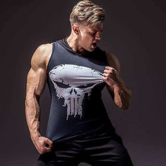 Superhero 3D Printing Bodybuilding Tank Top Men Sleeveless Hoodies Vest