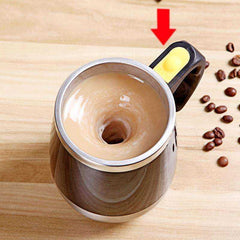 Electric Hot Automatic Self Stirring Coffee Milk Smart Stainless Steel Mug