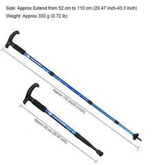 Ultralight Walking Stick Anti Shock Telescopic Canes for Elderly