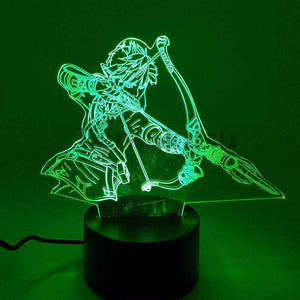 3D Night Lights LED Changing Anime Link