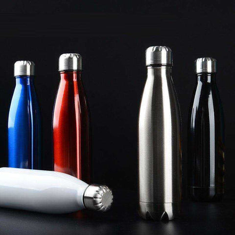 Image of Double-Wall Stainless Steel Insulated Vacuum Thermos Water Bottle
