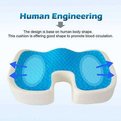 46*36 U Shape Silicone Gel Cushion Memory Foam Pillow
